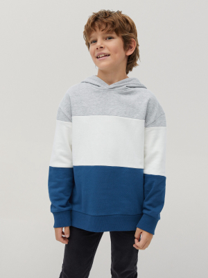 Organic Cotton Tricolour Sweatshirt