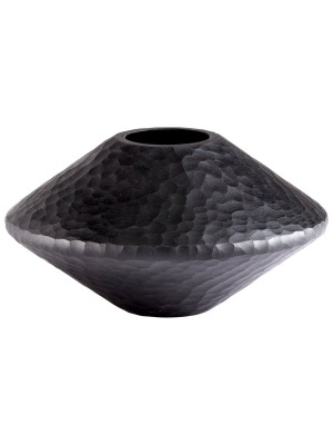 Round Lava Vase