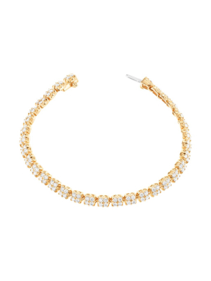 Trilogy Diamond Bracelet - Yellow Gold