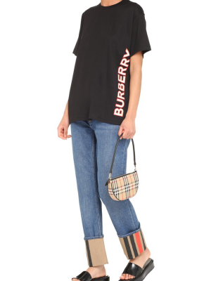 Burberry Logo Print Oversized T-shirt