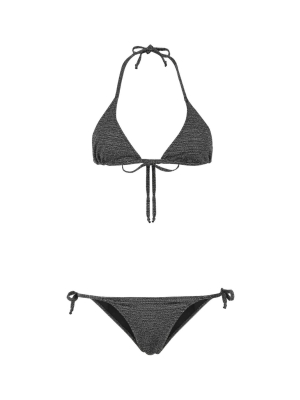 Lisa Marie Fernandez Pamela Lurex Two-piece Bikini Set