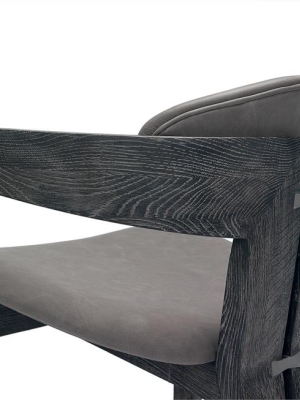 Maryl Dining Chair In Charcoal