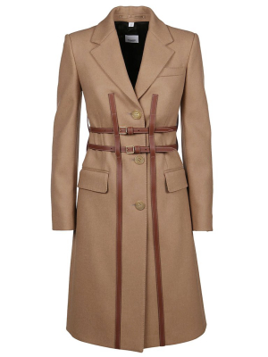 Burberry Harness Detail Tailored Coat