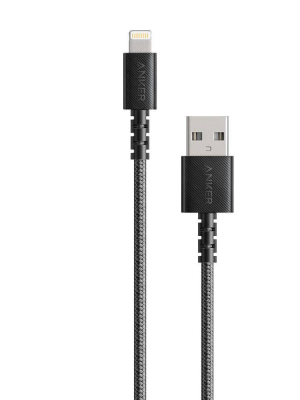 Anker 3' Powerline Select+ Braided Lightning To Usb-a Cable - Black