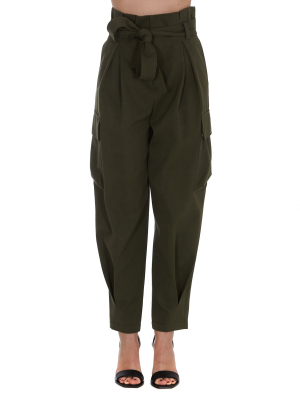 Redvalentino Tie Waist Cargo Pants