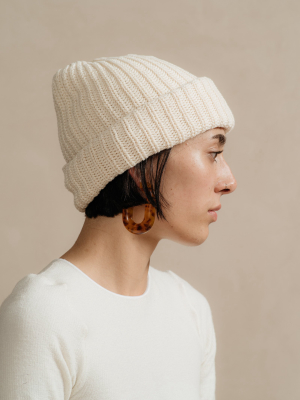 Knit Hat In Natural