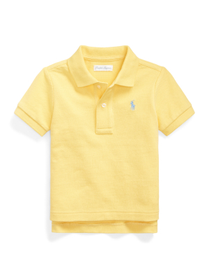 Cotton Mesh Polo Shirt