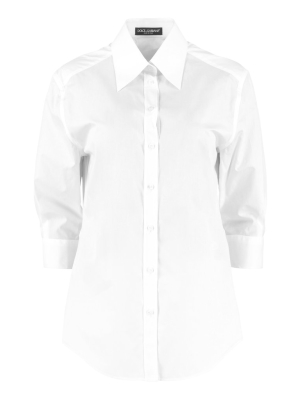 Dolce & Gabbana Cropped Sleeve Shirt