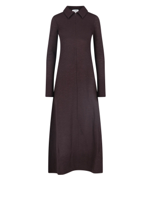 Jil Sander Zipped Midi Polo Dress