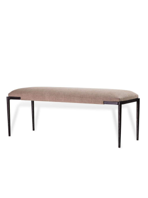 Interlude Home Priscilla Bench In Tan