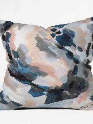 Laura Fedorowicz Abstract Throw Pillow Blue - Deny Designs
