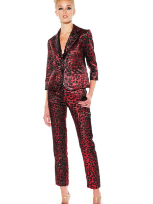 Night Leopard Blazer