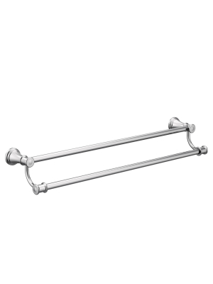 Moen Yb6422 Belfield 24" Double Towel Bar - Chrome