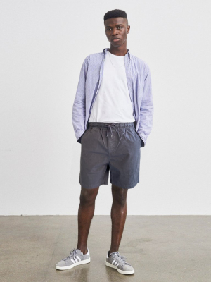 Organic Twill Shorts - Navy Blue