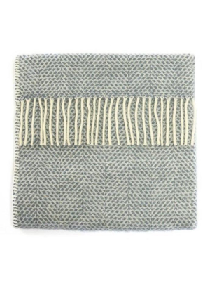 Mornington New Wool Baby Blanket - Storm Blue