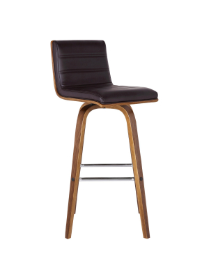 30" Vienna Faux Leather Barstool - Armen Living