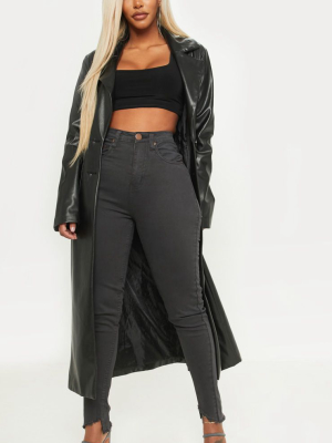 Shape Charcoal High Waisted Skinny Jeans