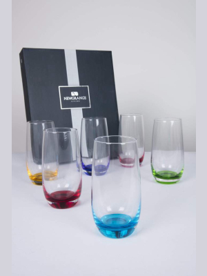 Rainbow Hi-ball Glasses Party Pack