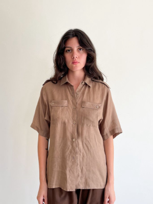 Linen Camp Shirt