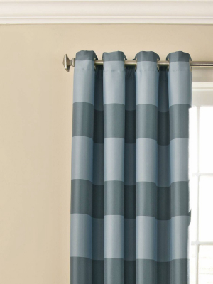 84"x52" Gaultier Blackout Curtain Blue - Beautyrest