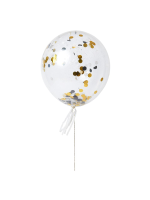 Metallic Confetti Balloon Kit (x 8)