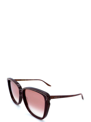 Gucci Eyewear Square Frame Sunglasses