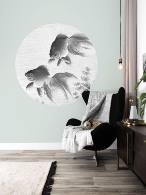 Small Wallpaper Circle In Goldfish 005 By Kek Amsterdam