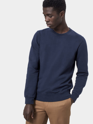 Classic Organic Crew - Navy Blue