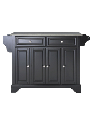 Lafayette Stainless Steel Top Kitchen Island - Crosley