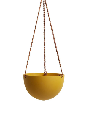 Dome Hanging Pot - Golden Block