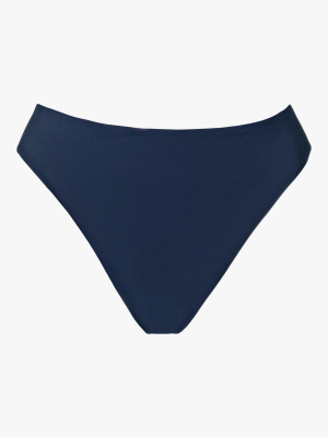 High-cut Mid-waist Bikini Bottom