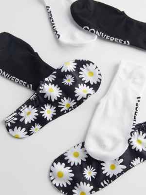 Converse Daisy Floral No-show Sock 3-pack