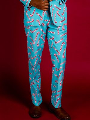 The Peppermint Pimp Canes | Candy Cane Print Christmas Pants