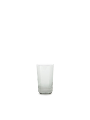 Luisa Acqua Glass In Fog (set Of 2)