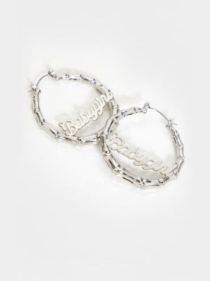 Silver Baby Girl Mini Hoop Earings