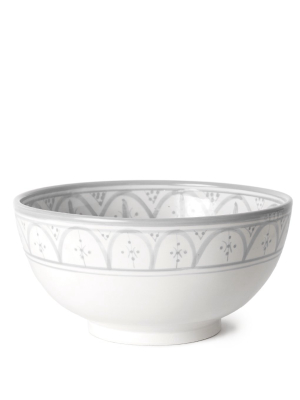 Jumbo Ceramic Salad Bowl - Gray