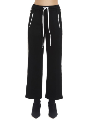 Miu Miu Logo Trim Sweatpants