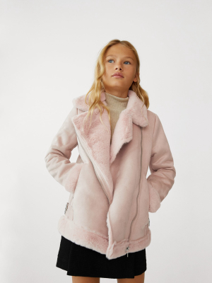 Faux-fur Lining Jacket