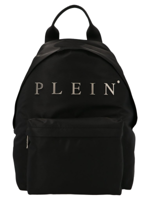 Philipp Plein Logo Plaque Backpack