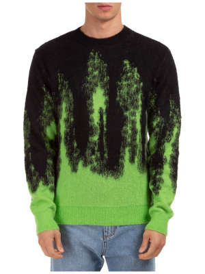 Msgm Fluorescent Crewneck Sweater