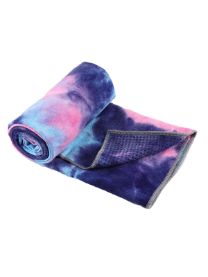 Tie Dye Effect Yoga Towel