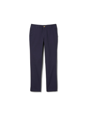 French Toast Young Womans' Uniform Chino Pants - Navy