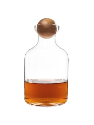 Cathy's Concepts 56 Oz. Glass Decanter With Wood Stopper
