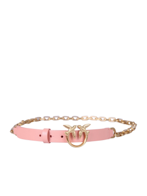 Pinko Chain Love Birds Belt