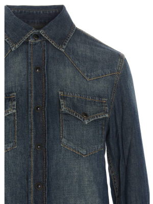 Saint Laurent Western Denim Shirt