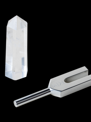 Finding Balance: Tuning Fork & Clear Quartz Crystal
