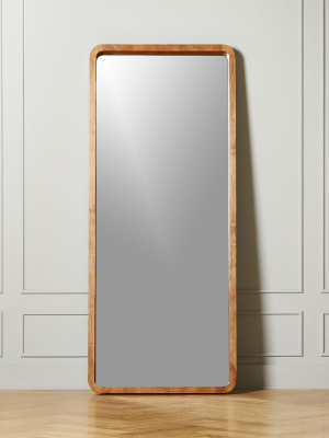 Acacia Wood Floor Mirror