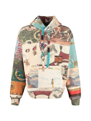 Amiri Patchwork Print Hoodie