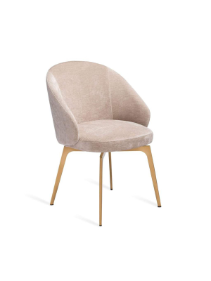 Interlude Home Amara Dining Chair In Beige Latte