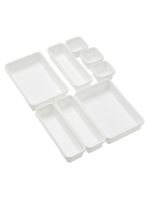 Interlocking Drawer Organizer Set - White - Room Essentials™